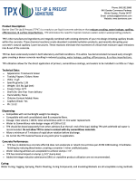 TPX Product Data Sheet_EXAMPLE